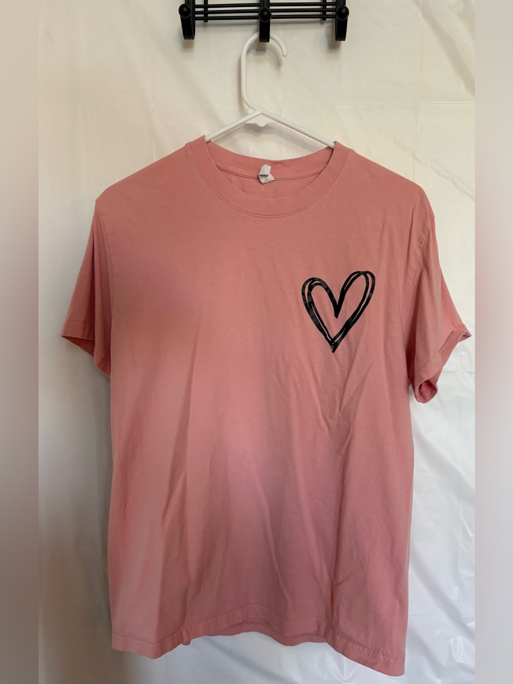 Pink Graphic Heart Tee